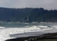 01-Aug-2000
Olympic National Park, WA
Rialto Beach - Off shore outcrop