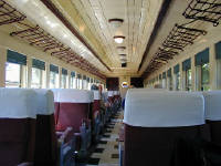 02-Aug-2000
Victoria, BC 
Pacific Wilderness Railway - Interior of Heritage Car