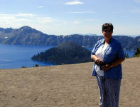 04-Aug-2000
Crater Lake, OR
Sue at North Junction