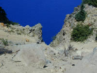 04-Aug-2000
Crater Lake, OR
Looking Down from Sun Notch