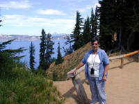 04-Aug-2000
Crater Lake, OR
Sue at Sun Notch trail