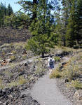05-Aug-2000
Lava Cast Forest, OR
Sue on the path