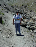 06-Aug-2000
Mount Hood, OR
Sue making her way up hill
