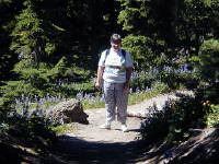 06-Aug-2000
Mount Hood, OR
Sue on The Pacific Crest Trail